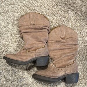 Tan Western Style Boots